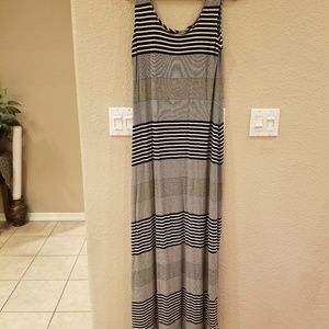 Merona Striped Maxi Dress